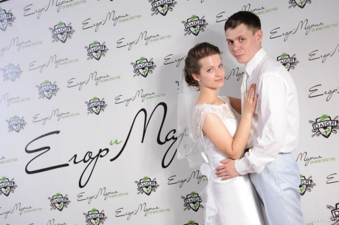 Весільний фон для фотосесії